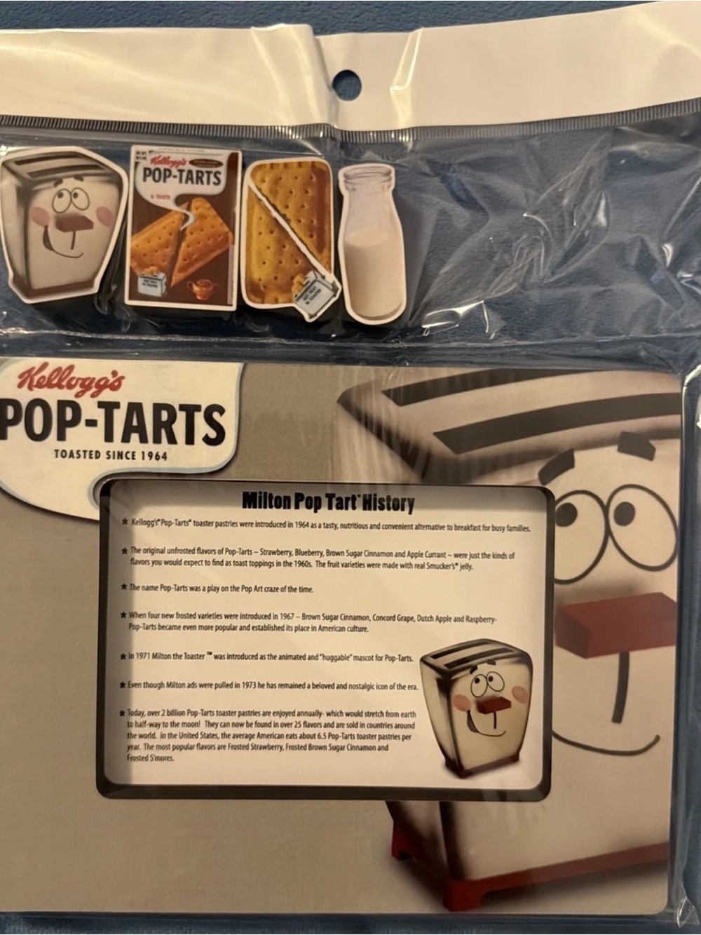 Kellogg's Pop-Tarts Wall Decal Pack — White and Brown Character Designs